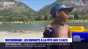 Rochebrune: les enfants à la fête des 3 lacs