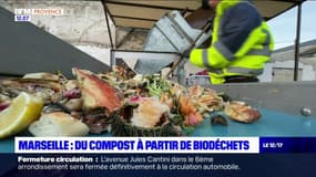 Marseille: du compost à partir de biodéchets venant de restaurateurs