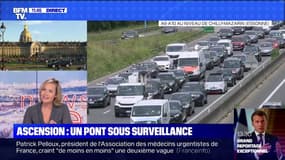 Des ralentissements sur l'autoroute A6, les Parisiens quittent la capitale pour ce week-end de l'Ascension