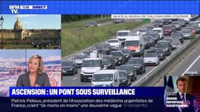 Des ralentissements sur l'autoroute A6, les Parisiens quittent la capitale pour ce week-end de l'Ascension