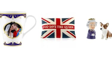 Des goodies à l'effigie de la famille royale britannique