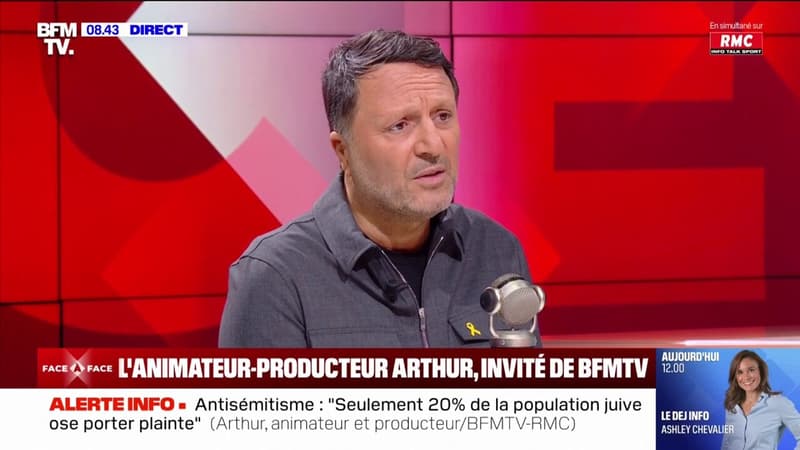 Antisémitisme: l'animateur Arthur accuse Jean-Luc Mélenchon et les députés LFI de 