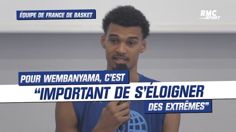 Équipe de France / Basket : Pour Wembanyama, c'est "important de s'éloigner des extrêmes" aux élections législatives