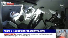 La satisfaction des astronautes après l'arrivée de la capsule SpaceX à l'ISS 
