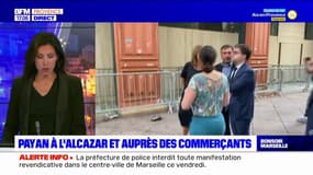 Violences urbaines à Marseille: Benoît Payan à l'Alcazar et auprès des commerçants