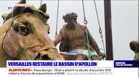 Château de Versailles: le bassin d'Apollon restauré