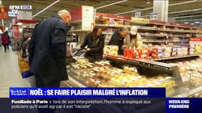 Noël: au supermarché, les Français se font plaisir malgré l'inflation 