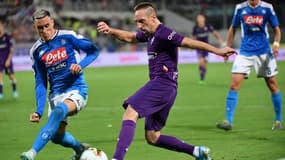 Franck Ribéry avec la Fiorentina