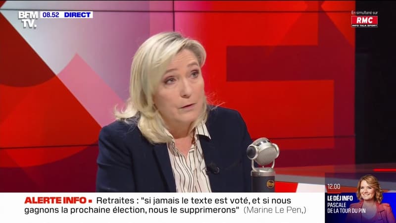 Marine Le Pen sur la grève des éboueurs: 