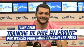 Stade français : "Une demi tranche de pâté en croûte", Panis ne fera pas d'excès pendant les fêtes
