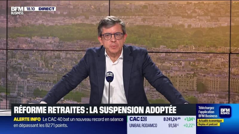 Pascal Roché (Ramsay Santé) : Réforme des retraites, la suspension adoptée - 12/11