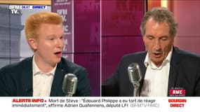 Adrien Quatennens face à Jean-Jacques Bourdin en direct