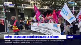 Grève interprofessionnelle: plusieurs cortèges dans le Nord-Pas-de-Calais