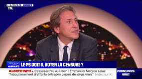 Jérôme Guedj (PS): "Si le gouvernement veut éviter une motion de censure, il faut qu'il ne fasse pas un 49.3 (...) qu'il accepte du compromis"
