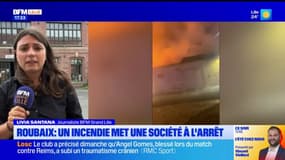 Roubaix: un incendie met une société à l'arrêt