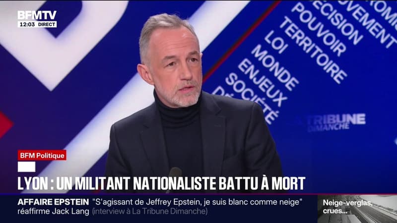 Emmanuel Grégoire "appelle au calme, à la sérénité du travail de la justice" après la mort de Quentin, militant nationaliste, à Lyon