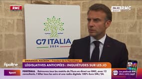 Emmanuel Macron répond aux inquiétudes des législatives avant les JO