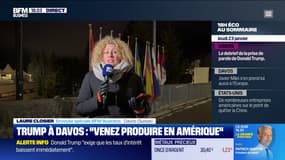 Trump à Davos : "venez produire en Amérique"