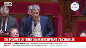 "Je ne veux pas voir mon pays se vider de ses fermes", François Ruffin, député de la Somme, menace le gouvernement de censure