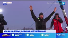 Le Varois Yoann Richomme, deuxième du Vendée Globe
