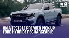  On a testé le premier pick-up Ford hybride rechargeable 
