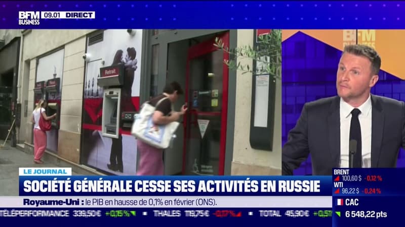 Société Générale cesse ses activités en Russie