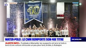 Water-Polo: le CNM remporte son 40e titre de champion de France