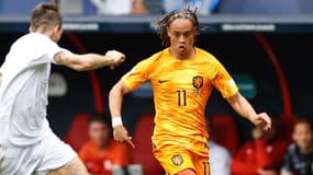 Xavi Simons avec les Pays-Bas contre l'Italie, le 18 juin 2023