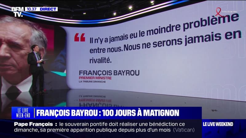 LES ECLAIREURS - François Bayrou revient sur ses 100 jours à Matignon