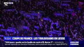 Coupe de France: les Toulousains ont entonné l'hymne du TFC sur la place du Capitole samedi soir après la victoire du club 