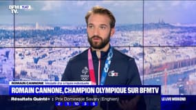 "Je suis toujours sur un petit nuage": Romain Cannone raconte son retour en France après sa médaille d'or à l'épée individuelle aux JO de Tokyo