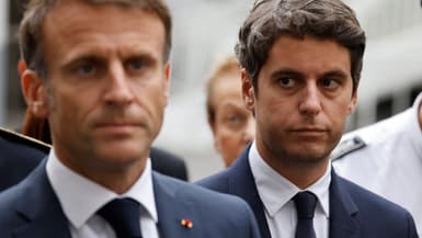 Gabriel Attal et Emmanuel Macron le 13 octobre 2023 