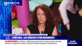 Crèches: les centres de Protection maternelle et infantile "manquent de moyens pour effectuer des contrôles inopinés" assure Émilie Philippe ("Pas de bébés à la consigne") 