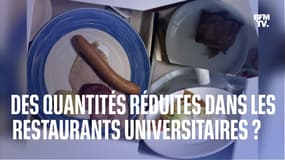 Restaurants universitaires: des étudiants alertent sur les quantités servies 