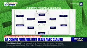 France-Chili: la compo probable des Bleus avec Jonathan Clauss