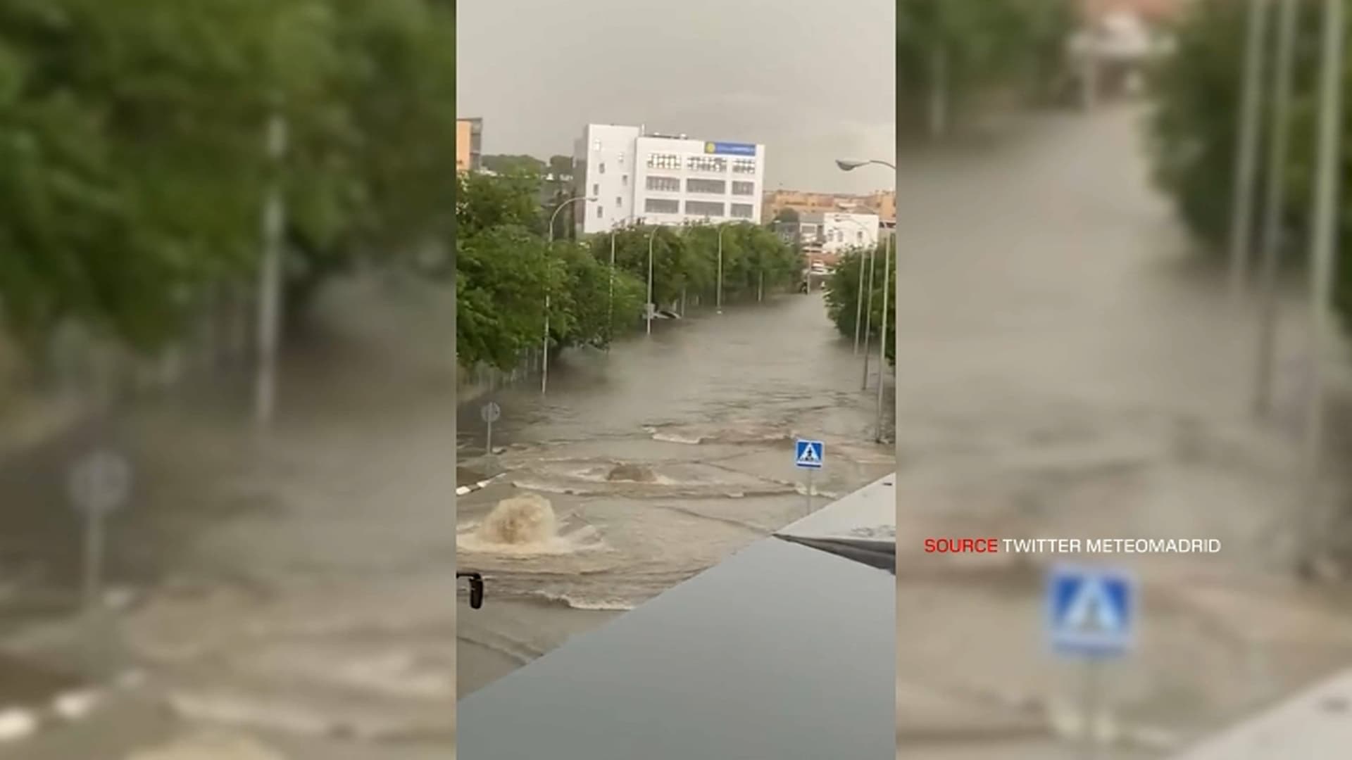 Espagne: De Fortes Intempéries Après Des Mois Sans Pluie Provoquent Des ...