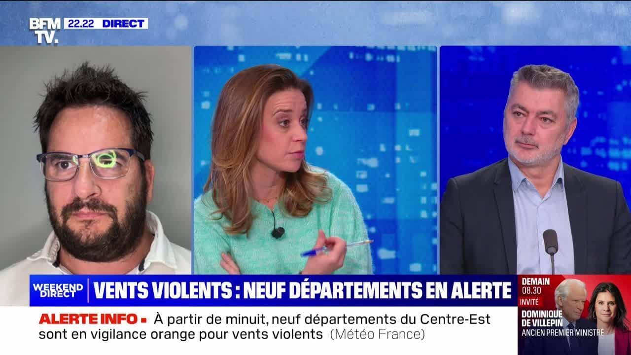 Vents violents : neuf départements en alerte 