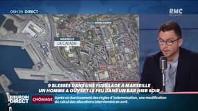 Fusillade dans un bar de Marseille: six blessés dont un grave