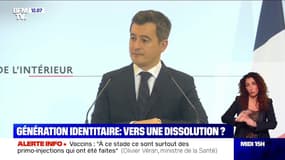 "Scandalisé" par Génération identitaire, Gérald Darmanin met à l'étude sa dissolution