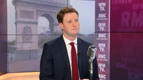 Le secrétaire d'État aux Affaires européennes Clément Beaune sur BFMTV-RMC, le 24 mai 2021.