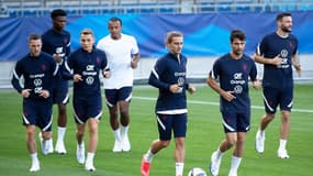 Les Bleus à l'entraînement