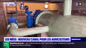 Alpes-de-Haute-Provence: une installation permet d'économiser 30% d'eau pour les agriculteurs de Les Mées