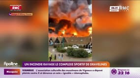 Un incendie ravage le complexe sportif de Gravelines