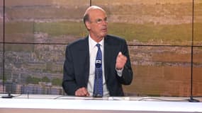 Éric Lombard, ministre de l'Économie, sur le plateau de BFM Business le 15 mai 2025.
