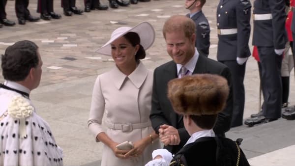 Harry et Meghan à la cathédrale Saint-Paul le 3 juin 2022 Harry et Meghan à la cathédrale Saint-Paul le 3 juin 2022