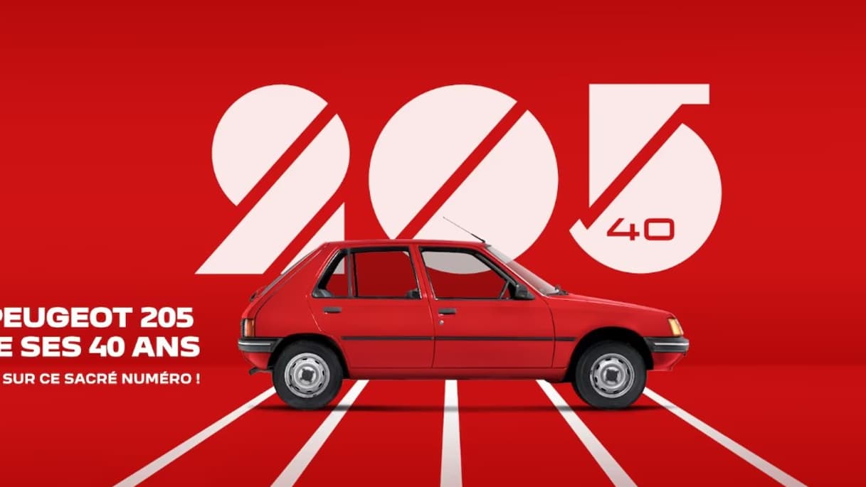 La Peugeot 205 fête le 24 février 2023 ses quarante ans.