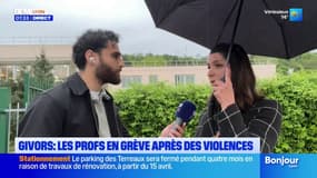"Cette violence au quotidien, c'est plus possible": des professeurs de Givors en grève