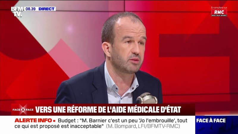 Pour Manuel Bompard (LFI), revenir sur l'Aide médicale d'État est 