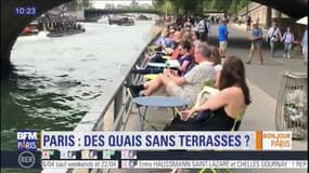 Sur les quais, les péniches aimeraient ouvrir leurs terrasses plus tôt