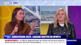 "Je suis hyper fière de pouvoir faire ça pour elle": Louane réalise le rêve de sa maman avec sa participation à l'Eurovision 